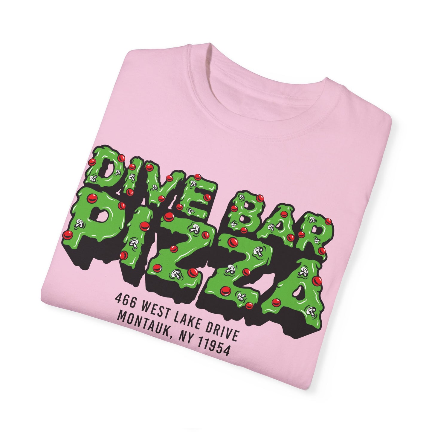 (Lightning Green) Dive Bar "Double Down" - Adult Comfort Colors T-shirt