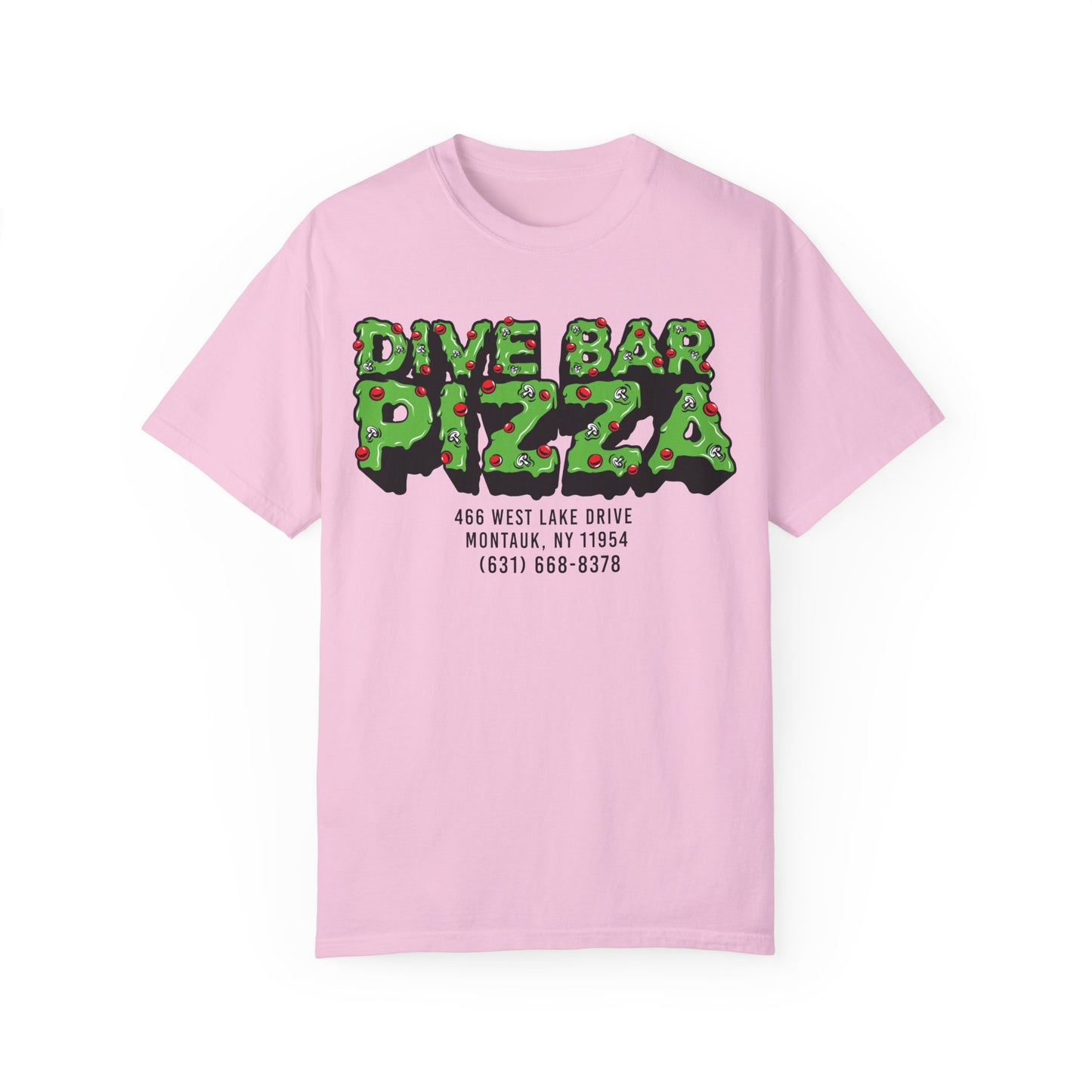 (Lightning Green) Dive Bar "Double Down" - Adult Comfort Colors T-shirt