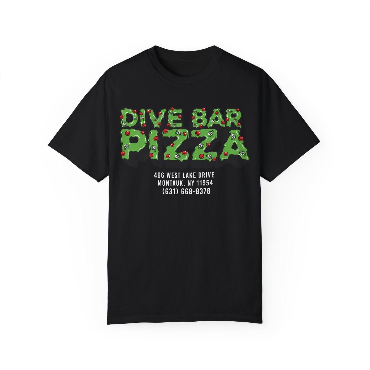 (Lightning Green) Dive Bar "Double Down" - Adult Comfort Colors T-shirt