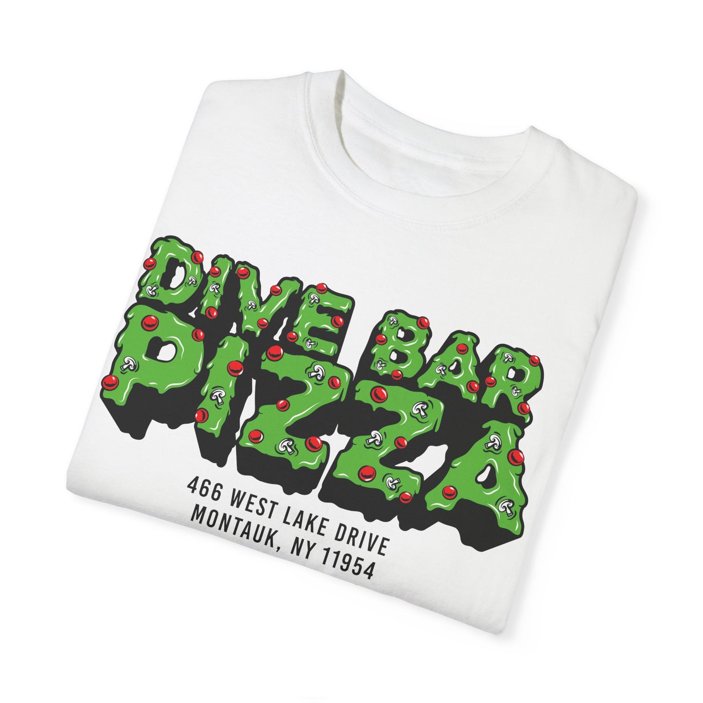 (Lightning Green) Dive Bar "Double Down" - Adult Comfort Colors T-shirt