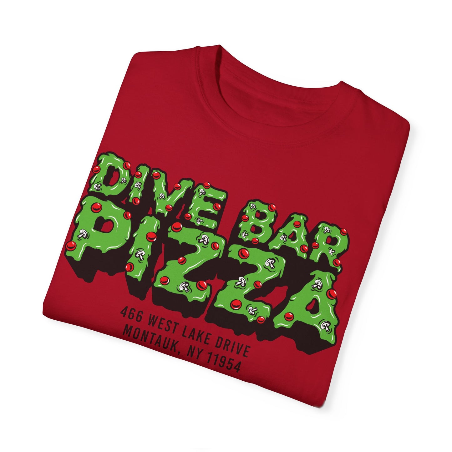 (Lightning Green) Dive Bar "Double Down" - Adult Comfort Colors T-shirt