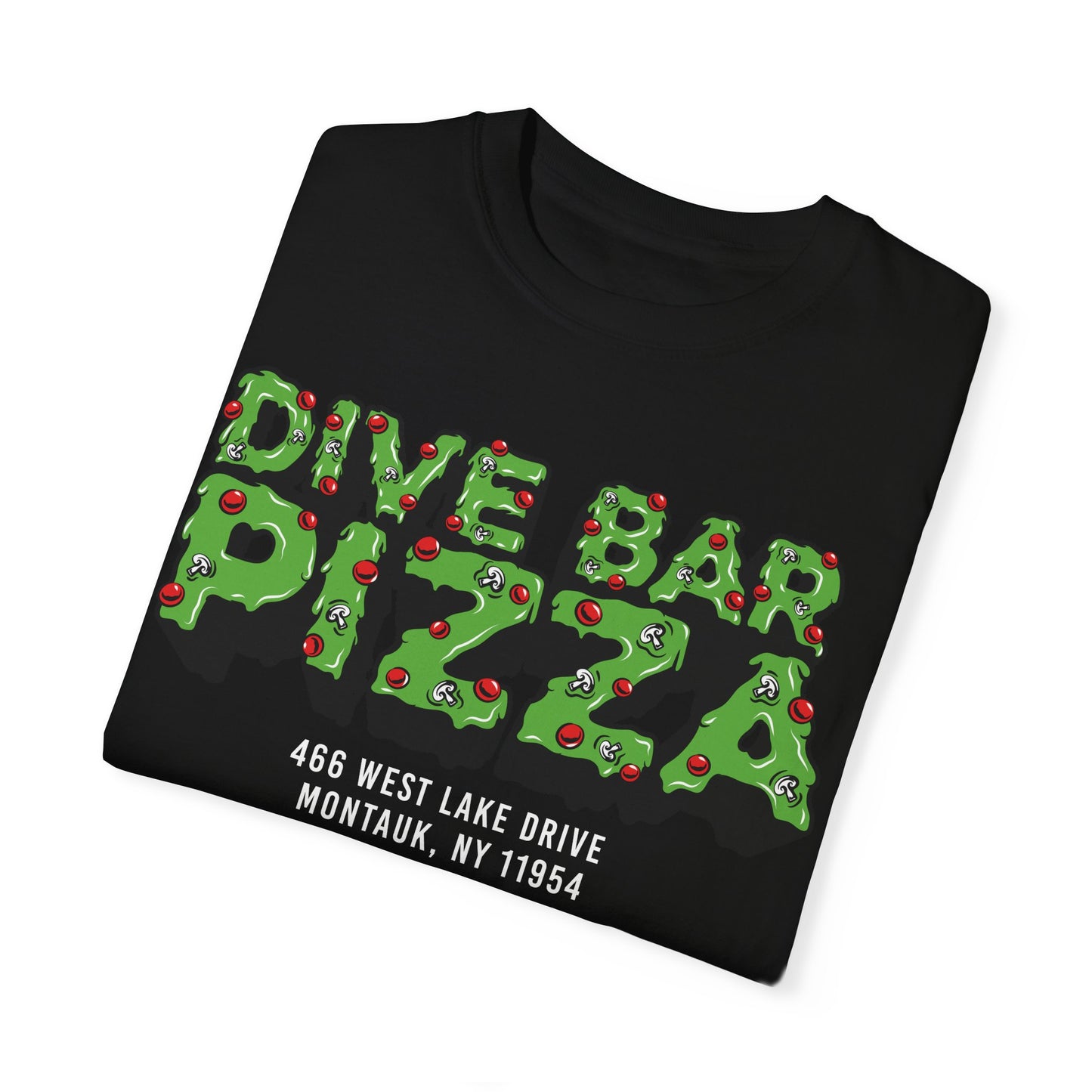 (Lightning Green) Dive Bar "Double Down" - Adult Comfort Colors T-shirt