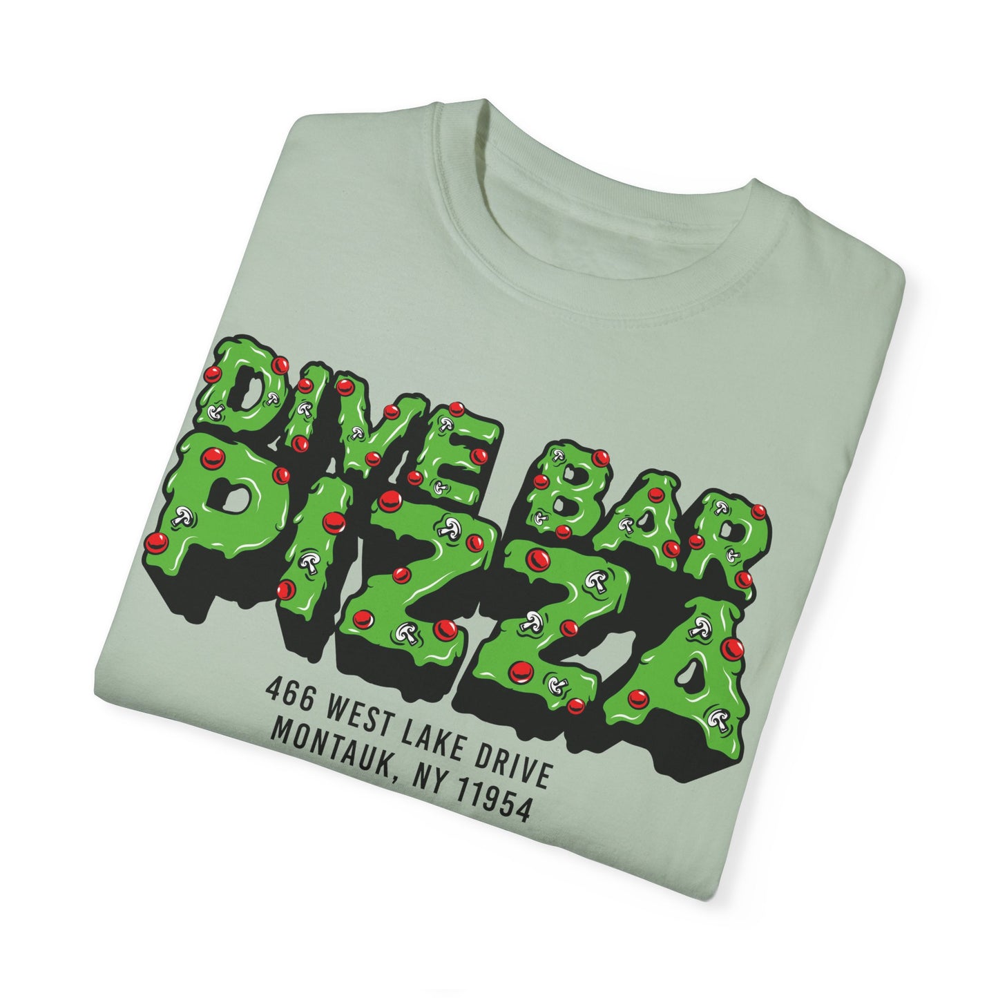 (Lightning Green) Dive Bar "Double Down" - Adult Comfort Colors T-shirt