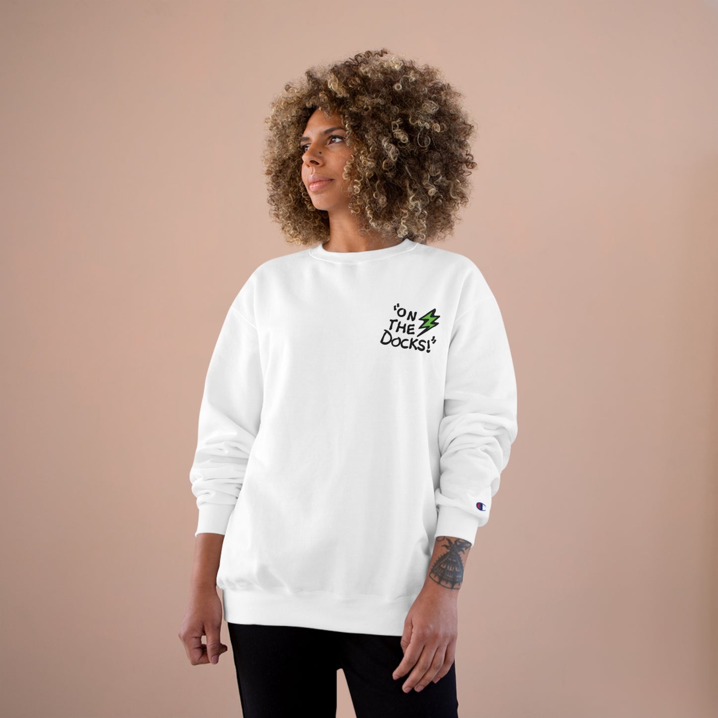 "On The Docks" - Adult Champion Sweatshirt